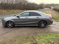 USED 2017 67 MERCEDES-BENZ CLA 2.1 CLA220d AMG Line Coupe 4dr Diesel 7G-DCT Euro 6 (s/s) (177 ps) EXCELLENT 80+MPG, PAN ROOF, NAV
