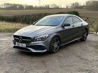 USED 2017 67 MERCEDES-BENZ CLA 2.1 CLA220d AMG Line Coupe 4dr Diesel 7G-DCT Euro 6 (s/s) (177 ps) EXCELLENT 80+MPG, PAN ROOF, NAV
