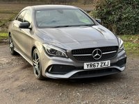 USED 2017 67 MERCEDES-BENZ CLA 2.1 CLA220d AMG Line Coupe 4dr Diesel 7G-DCT Euro 6 (s/s) (177 ps) EXCELLENT 80+MPG, PAN ROOF, NAV