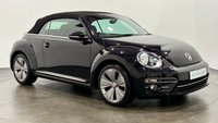 USED 2017 17 VOLKSWAGEN BEETLE 2.0 TDI BlueMotion Tech Design Cabriolet 2dr Diesel DSG Euro 6 (s/s) (110 ps) Automatic DSG 2.0 TDI Tech Design Cabriolet Euro 6 , 18" Twister Alloy Wheels, Metallic Black Paint Work, Anthracite Pepita Interior