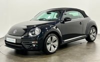USED 2017 17 VOLKSWAGEN BEETLE 2.0 TDI BlueMotion Tech Design Cabriolet 2dr Diesel DSG Euro 6 (s/s) (110 ps) Automatic DSG 2.0 TDI Tech Design Cabriolet Euro 6 , 18" Twister Alloy Wheels, Metallic Black Paint Work, Anthracite Pepita Interior
