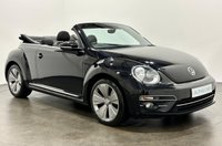 USED 2017 17 VOLKSWAGEN BEETLE 2.0 TDI BlueMotion Tech Design Cabriolet 2dr Diesel DSG Euro 6 (s/s) (110 ps) Automatic DSG 2.0 TDI Tech Design Cabriolet Euro 6 , 18" Twister Alloy Wheels, Metallic Black Paint Work, Anthracite Pepita Interior