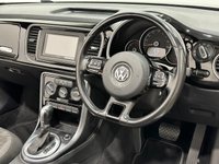 USED 2017 17 VOLKSWAGEN BEETLE 2.0 TDI BlueMotion Tech Design Cabriolet 2dr Diesel DSG Euro 6 (s/s) (110 ps) Automatic DSG 2.0 TDI Tech Design Cabriolet Euro 6 , 18" Twister Alloy Wheels, Metallic Black Paint Work, Anthracite Pepita Interior