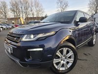 USED 2018 68 LAND ROVER RANGE ROVER EVOQUE 2.0 TD4 SE Tech SUV 5dr Diesel Auto 4WD Euro 6 (s/s) (180 ps) A TRULY BEAUTIFUL ADDITION TO OUR EXTENSIVE RANGE OF EVOQUES+ONLY 1 OWNER FROM NEW+SERVICE HISTORY+4 WHEEL DRIVE+DIESEL+AUTOMATIC+PRIVACY GLASS+FULL LEATHER INTERIOR+FULL PANORAMIC GLASS ROOF+SATELLITE NAVIGATION+PARK ASSIST+CLIMATE CONTROL+18 INCH ALLOY WHEELS+COST NEW &pound;37420 MAKING THIS USED VEHICLE AMAZING VALUE AT OUR LOW PRICE+1 FULL YEARS MOT PRIOR TO COLLECTION+CALL NOW TO ARRANGE A VIEWING+NOT TO BE MISSED!!!!!!!!!!!!!!!!!!!!!!!!!!!!!!!!!!!