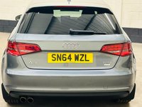USED 2014 64 AUDI A3 1.4 TFSI CoD Sport Sportback 5 Door Petrol Manual Euro 6 (s/s) (150 ps) ULEZ EURO 6 &pound;20 ROAD TAX