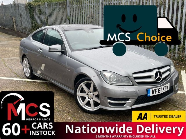 2011 61 MERCEDES-BENZ C-CLASS 2.1 C250 CDI BlueEfficiency AMG Sport Coupe 2dr Diesel G-Tronic+ Euro 5 (s/s) (204 ps) PAN ROOF / HEATED SEATS