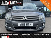 USED 2015 15 VOLKSWAGEN TIGUAN 2.0 TDI BlueMotion Tech Match SUV 5dr Diesel Manual 4WD Euro 5 (s/s) (177 ps) 2 OWNERS FROM NEW, FULL SERVICE HISTORY, 2 KEYS, BOOK PACK, FRESH SERVICE + 1YR MOT WITHIN THE SALE