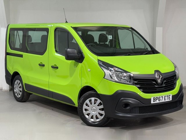 2018 67 Renault Trafic 1.6 dCi ENERGY 27 Business Minibus Double Cab 5dr Diesel Manual SWB Euro 6 (s/s) (9 Seat) (95 ps)