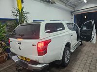 USED 2017 17 MITSUBISHI L200 2.4 DI-D DC Warrior Pickup Double Cab 4dr Diesel Manual 4WD Euro 6 (178 ps) EURO 6 4WD SAT NAV LEATHER HEATED SEATS CRUISE CONTROL REAR VIEW CAMERA TRUCKMAN TOP LOAD LINER 2 OWNERS FROM NEW SERVICE HISTORY