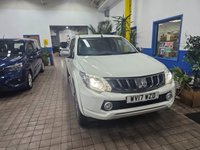USED 2017 17 MITSUBISHI L200 2.4 DI-D DC Warrior Pickup Double Cab 4dr Diesel Manual 4WD Euro 6 (178 ps) EURO 6 4WD SAT NAV LEATHER HEATED SEATS CRUISE CONTROL REAR VIEW CAMERA TRUCKMAN TOP LOAD LINER 2 OWNERS FROM NEW SERVICE HISTORY