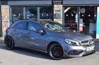 USED 2017 67 MERCEDES-BENZ A-CLASS 2.0 A45 AMG Hatchback 5dr Petrol SpdS DCT 4MATIC Euro 6 (s/s) (360 ps) FSH- DAB -PAN ROOF -SAT NAV