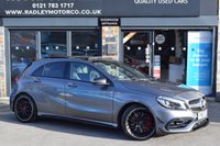 USED 2017 67 MERCEDES-BENZ A-CLASS 2.0 A45 AMG Hatchback 5dr Petrol SpdS DCT 4MATIC Euro 6 (s/s) (360 ps) FSH- DAB -PAN ROOF -SAT NAV