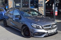 USED 2017 67 MERCEDES-BENZ A-CLASS 2.0 A45 AMG Hatchback 5dr Petrol SpdS DCT 4MATIC Euro 6 (s/s) (360 ps) FSH- DAB -PAN ROOF -SAT NAV