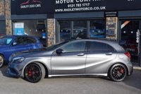 USED 2017 67 MERCEDES-BENZ A-CLASS 2.0 A45 AMG Hatchback 5dr Petrol SpdS DCT 4MATIC Euro 6 (s/s) (360 ps) FSH- DAB -PAN ROOF -SAT NAV