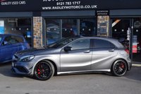 USED 2017 67 MERCEDES-BENZ A-CLASS 2.0 A45 AMG Hatchback 5dr Petrol SpdS DCT 4MATIC Euro 6 (s/s) (360 ps) FSH- DAB -PAN ROOF -SAT NAV