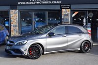 USED 2017 67 MERCEDES-BENZ A-CLASS 2.0 A45 AMG Hatchback 5dr Petrol SpdS DCT 4MATIC Euro 6 (s/s) (360 ps) FSH- DAB -PAN ROOF -SAT NAV