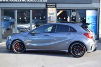 USED 2017 67 MERCEDES-BENZ A-CLASS 2.0 A45 AMG Hatchback 5dr Petrol SpdS DCT 4MATIC Euro 6 (s/s) (360 ps) FSH- DAB -PAN ROOF -SAT NAV
