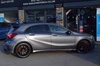 USED 2017 67 MERCEDES-BENZ A-CLASS 2.0 A45 AMG Hatchback 5dr Petrol SpdS DCT 4MATIC Euro 6 (s/s) (360 ps) FSH- DAB -PAN ROOF -SAT NAV