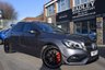USED 2017 67 MERCEDES-BENZ A-CLASS 2.0 A45 AMG Hatchback 5dr Petrol SpdS DCT 4MATIC Euro 6 (s/s) (360 ps) FSH- DAB -PAN ROOF -SAT NAV