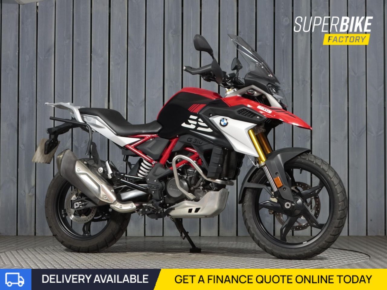 Road Price Bmw 310 Gs Rally 2024 BMW G310GS RED With 7090 Miles