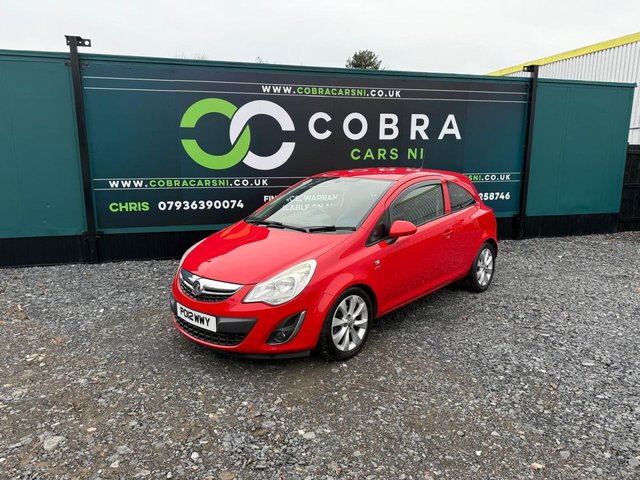 2012 12 VAUXHALL CORSA 1.2 16V Active Hatchback 3dr Petrol Manual Euro 5 (A/C) (85 ps) 