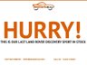 USED 2016 16 LAND ROVER DISCOVERY SPORT 2.0 TD4 SE Tech SUV 5dr Diesel Manual 4WD Euro 6 (s/s) (5 Seat) (150 ps) Low mileage 12 Months Warranty