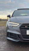 USED 2017 17 AUDI S3 2.0 TFSI Black Edition Sportback 5dr Petrol S Tronic quattro Euro 6 (s/s) (310 ps) 4 YEAR WARRANTY AVAILABLE