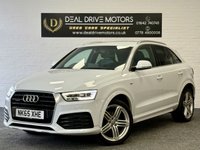 USED 2015 65 AUDI Q3 2.0 TDI S line Plus SUV 5dr Diesel S Tronic quattro Euro 6 (s/s) (184 ps) SATNAV REVCAMERA HEATED SEATS
