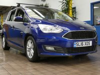 USED 2016 16 FORD GRAND C-MAX 1.5 TDCi Zetec MPV 5dr Diesel Manual Euro 6 (s/s) (120 ps) &pound;35 ROAD TAX BLUETOOTH CRUISE CONTROL PARKING SENSORS 3 OWNERS SERVICE HISTORY WARRANTY