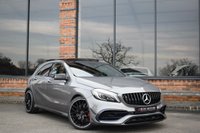 USED 2016 16 MERCEDES-BENZ A-CLASS 2.0 A45 AMG (Premium) Hatchback 5dr Petrol SpdS DCT 4MATIC Euro 6 (s/s) (381 ps) PAN ROOF / AERO PACK / BUCKETS
