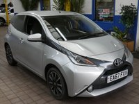 USED 2017 67 TOYOTA AYGO 1.0 VVT-i x-style Hatchback 5dr Petrol Manual Euro 6 (68 ps) NICE TIDY EXAMPLE AIR CON BLUETOOTH REAR CAMERA CRUISE CONTROL 3 OWNERS SERVICE WARRANTY