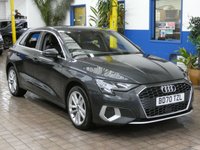 USED 2021 70 AUDI A3 1.4 TFSIe 40 Sport Sportback 5dr Petrol Plug-in Hybrid S Tronic Euro 6 (s/s) 13kWh (204 ps) SAT NAV LEATHER CRUISE CONTROL PARKING SENSORS 1 OWNER EXCELLENT SERVICE HISTORY WARRANTY