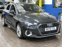 USED 2021 70 AUDI A3 1.4 TFSIe 40 Sport Sportback 5dr Petrol Plug-in Hybrid S Tronic Euro 6 (s/s) 13kWh (204 ps) SAT NAV LEATHER CRUISE CONTROL PARKING SENSORS 1 OWNER EXCELLENT SERVICE HISTORY WARRANTY