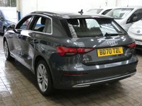 USED 2021 70 AUDI A3 1.4 TFSIe 40 Sport Sportback 5dr Petrol Plug-in Hybrid S Tronic Euro 6 (s/s) 13kWh (204 ps) SAT NAV LEATHER CRUISE CONTROL PARKING SENSORS 1 OWNER EXCELLENT SERVICE HISTORY WARRANTY