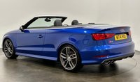 USED 2014 14 AUDI S3 2.0 TFSI Cabriolet 2dr Petrol S Tronic quattro Euro 6 (s/s) (300 ps) High Specification TFSI Quattro Euro 6 Nappa Leather Sports Seats , Heated Neck Scarf, Cruise Control,Wind Deflector, Striking Sepang Blue,