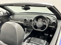 USED 2014 14 AUDI S3 2.0 TFSI Cabriolet 2dr Petrol S Tronic quattro Euro 6 (s/s) (300 ps) High Specification TFSI Quattro Euro 6 Nappa Leather Sports Seats , Heated Neck Scarf, Cruise Control,Wind Deflector, Striking Sepang Blue,