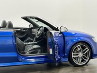 USED 2014 14 AUDI S3 2.0 TFSI Cabriolet 2dr Petrol S Tronic quattro Euro 6 (s/s) (300 ps) High Specification TFSI Quattro Euro 6 Nappa Leather Sports Seats , Heated Neck Scarf, Cruise Control,Wind Deflector, Striking Sepang Blue,