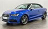 USED 2014 14 AUDI S3 2.0 TFSI Cabriolet 2dr Petrol S Tronic quattro Euro 6 (s/s) (300 ps) High Specification TFSI Quattro Euro 6 Nappa Leather Sports Seats , Heated Neck Scarf, Cruise Control,Wind Deflector, Striking Sepang Blue,