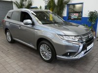 USED 2021 21 MITSUBISHI OUTLANDER 2.4h TwinMotor 13.8kWh Dynamic SUV 5dr Petrol Plug-in Hybrid CVT 4WD Euro 6 (s/s) (224 ps) 4WD APP SAT NAV HEATED LEATHER SEATS CRUISE CONTROL REAR VIEW CAMERA 1 OWNER EXCELLENT SERVICE HISTORY MITSUBISHI WARRANTY TILL AUG 2026