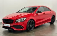 USED 2018 67 MERCEDES-BENZ CLA 2.1 CLA220d AMG Line Coupe 4dr Diesel 7G-DCT Euro 6 (s/s) (177 ps) Stylish CLA 2.1 220D High Gloss Red, AMG Alloy Wheels, Leather / Alcantara
