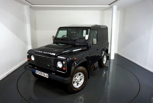 2009 09 Land Rover Defender 90 2.4 TDCi County Hard Top SUV 3dr Diesel Manual 4WD SWB Euro 4 (122 bhp)-1 Owner From New-Fantastic Low Mileage-Finished in Java Black Metallic-13 Services on Record-Full Description to Follow.