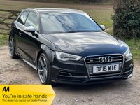 USED 2015 15 AUDI S3 2.0 TFSI Hatchback 3dr Petrol Manual quattro Euro 6 (s/s) (300 ps) NICE SPEC EXAMPLE