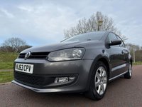 USED 2013 63 VOLKSWAGEN POLO 1.2 Match Edition Hatchback 5dr Petrol Manual Euro 5 (60 ps) 10 STAMPS IN THE SERVICE BOOK-DAB
