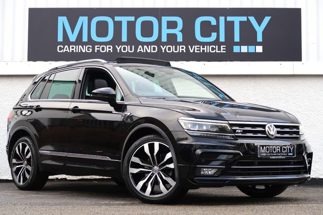 2018 68 VOLKSWAGEN TIGUAN 2.0 TDI R-Line SUV 5dr Diesel DSG 4Motion Euro 6 (s/s) (150 ps) MONSTER SPEC R-LINE