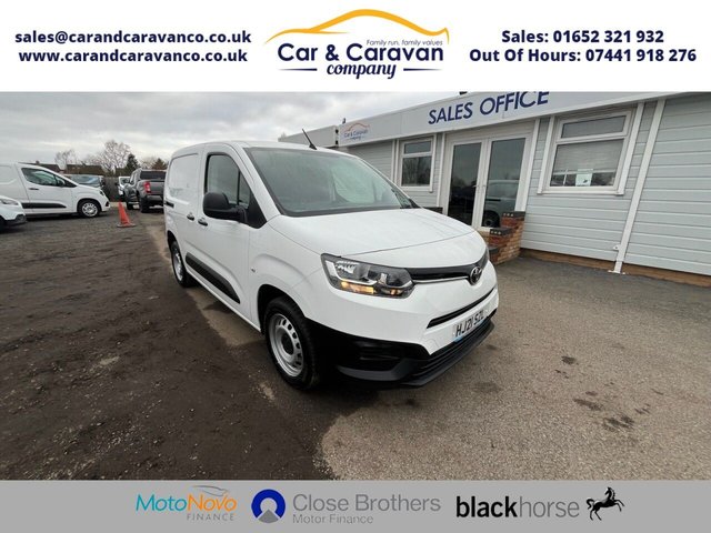 View our Toyota Proace City 1.5 BlueHDi Active Short Panel Van 5dr Diesel Manual SWB Euro 6 (s/s) (100 bhp)