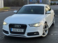 USED 2012 12 AUDI A5 2.0 TDI S line Sportback 5dr Diesel Manual Euro 5 (s/s) (177 ps) 