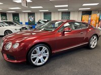 USED 2012 62 BENTLEY CONTINENTAL 4.0 V8 GT Coupe 2dr Petrol Auto 4WD Euro 5 (507 ps) UK DELIVERY FLAT FEE &pound;175 (SUBJECT TO DEAL) *OVER 100 IMAGES ON OUR WEBSITE*BESPOKE FINANCE ARRANGED*PART EXCHANGE WELCOME*ALL VEHICLES HPI CLEAR