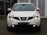 USED 2017 17 NISSAN JUKE 1.5 dCi Tekna SUV 5dr Diesel Manual Euro 6 (s/s) (110 ps) Finished in STORM WHITE MET with contrasting BLACK HEATED LEATHER trim. The Nissan Juke first appeared in 2010 and has remained a favourite with its eye catching looks. Ideal Mid Sized family car. Features include Low Mileage, 2 Keys, Sat Nav, Heated Leather, DAB Radio, 360 Cameras, B/Tooth, Front Fogs, Alloys Cruise, Air Con and much more. Serviced at 2588 miles, 4650 miles, 6068 miles, 16999 miles, 25298 miles and at 39464 miles.