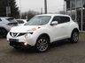 USED 2017 17 NISSAN JUKE 1.5 dCi Tekna SUV 5dr Diesel Manual Euro 6 (s/s) (110 ps) Finished in STORM WHITE MET with contrasting BLACK HEATED LEATHER trim. The Nissan Juke first appeared in 2010 and has remained a favourite with its eye catching looks. Ideal Mid Sized family car. Features include Low Mileage, 2 Keys, Sat Nav, Heated Leather, DAB Radio, 360 Cameras, B/Tooth, Front Fogs, Alloys Cruise, Air Con and much more. Serviced at 2588 miles, 4650 miles, 6068 miles, 16999 miles, 25298 miles and at 39464 miles.