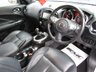 USED 2017 17 NISSAN JUKE 1.5 dCi Tekna SUV 5dr Diesel Manual Euro 6 (s/s) (110 ps) Finished in STORM WHITE MET with contrasting BLACK HEATED LEATHER trim. The Nissan Juke first appeared in 2010 and has remained a favourite with its eye catching looks. Ideal Mid Sized family car. Features include Low Mileage, 2 Keys, Sat Nav, Heated Leather, DAB Radio, 360 Cameras, B/Tooth, Front Fogs, Alloys Cruise, Air Con and much more. Serviced at 2588 miles, 4650 miles, 6068 miles, 16999 miles, 25298 miles and at 39464 miles.